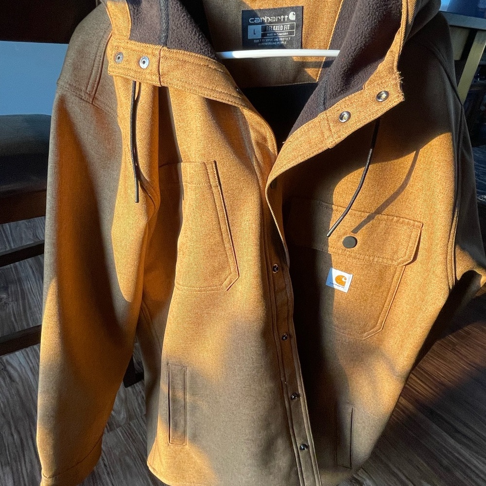 Carhartt Brown Rain defender Light Jacket